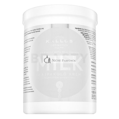 Kallos Milk Hair Mask posilňujúca maska s hydratačným účinkom 1000 ml