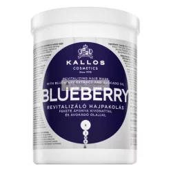   Kallos Blueberry Revitalizing Hair Mask vyživujúca maska pre suché a poškodené vlasy 1000 ml