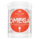 Kallos Omega Rich Repair Hair Mask vyživujúca maska pre poškodené vlasy 1000 ml