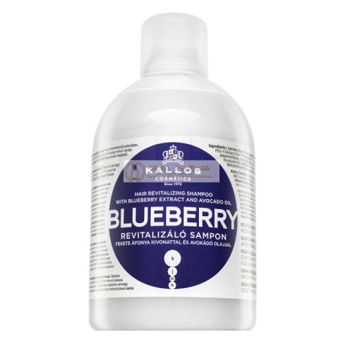 Kallos Blueberry Hair Revitalizing Shampoo vyživujúci šampón s hydratačným účinkom 1000 ml