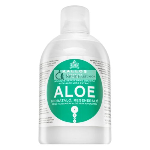 Kallos Aloe Moisture Repair Shine Shampoo vyživujúci šampón pre hebkosť a lesk vlasov 1000 ml
