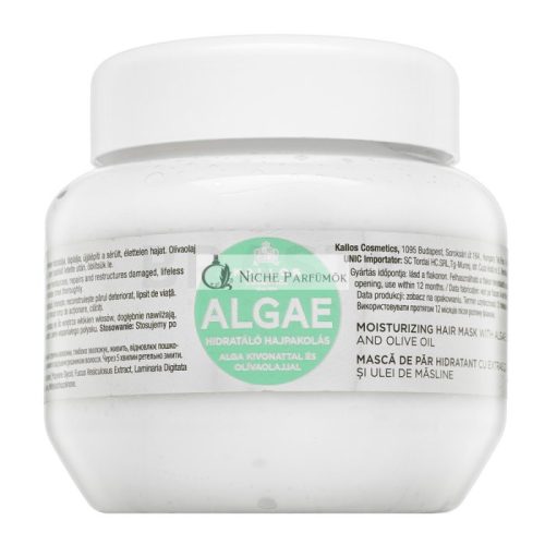 Kallos Algae Moisturizing Hair Mask vyživujúca maska s hydratačným účinkom 275 ml