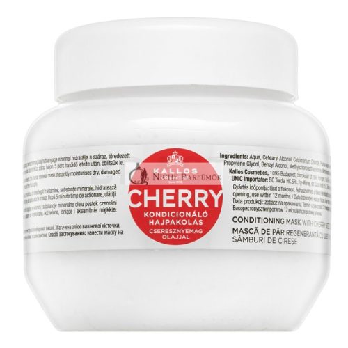 Kallos Cherry Conditioning Mask vyživujúca maska pre hydratáciu vlasov 275 ml