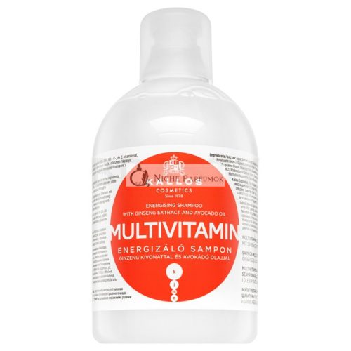 Kallos Multivitamin Energising Shampoo posilujúci šampón pre oslabané vlasy 1000 ml