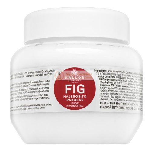 Kallos Fig Booster Hair Mask posilňujúca maska pre oslabané vlasy 275 ml