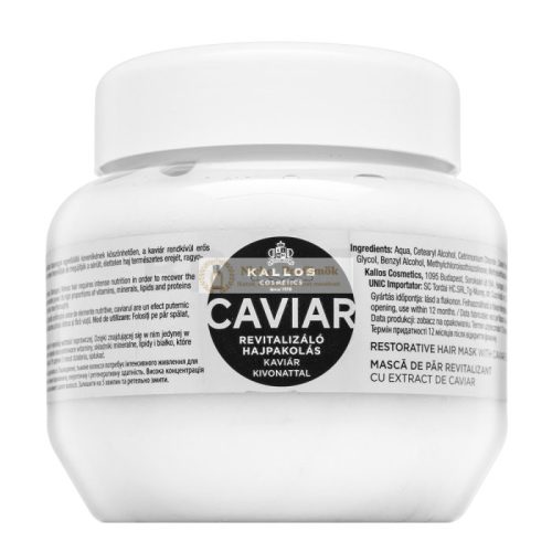 Kallos Caviar Anti-Aging Hair Mask vyživujúca maska pre zrelé vlasy 275 ml
