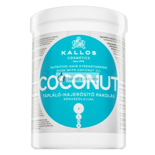 Kallos Coconut Nutritive-Hair Strengthening Mask posilňujúca maska pre všetky typy vlasov 1000 ml