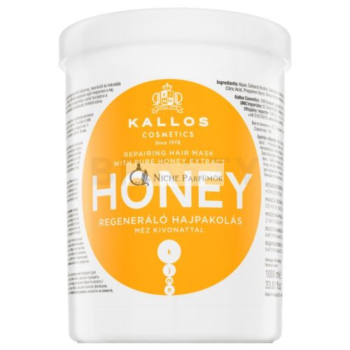 Kallos Honey Repairing Hair Mask vyživujúca maska pre suché a poškodené vlasy 1000 ml
