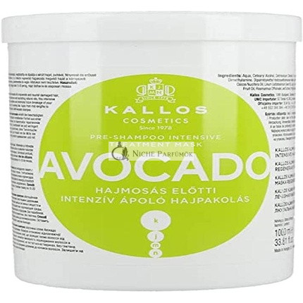 Kallos Kjmn Avokádová maska na vlasy, 1000ml