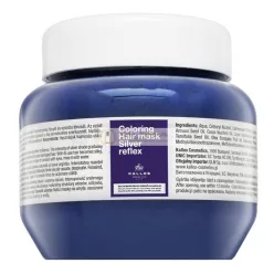   Kallos Silver Reflex Hair Mask neutralizujúca maska pre platinovo blond a šedivé vlasy 275 ml