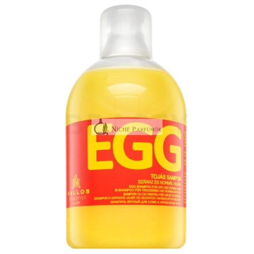 Kallos Egg Shampoo vyživujúci šampón pre suché a poškodené vlasy 1000 ml