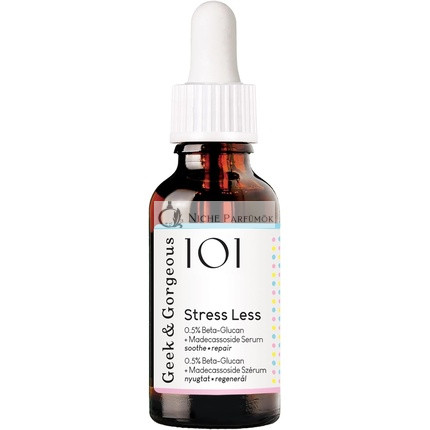 Geek & Gorgeous 101 Stress Less Ľahký hodvábny gél s beta-glukánom a madecassosidom upokojuje a opravuje 30ml