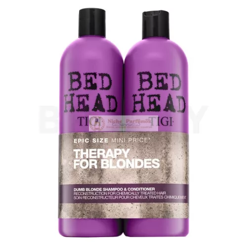 Tigi Bed Head Dumb Blonde Shampoo & Conditioner šampón a kondicionér pre blond vlasy 750 ml + 750 ml