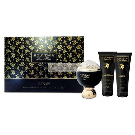 Souvenir Desert Rose - Eau de Parfum 100 ml + Sprchový gél 100 ml + Telové mlieko 100 ml