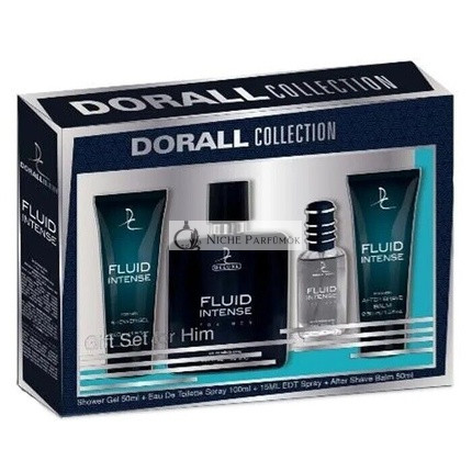 Fluid Intense Pánsky Parfém 4-dielna Darčeková Sada, Dorall Collection