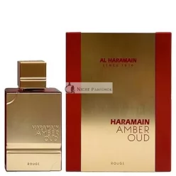   Al Haramain Amber Oud Rouge Eau de Parfum Spray pre mužov, 113,4 ml