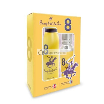 Beverly Hills Polo Club Ženy Eight Eau De Parfum Darčeková Sada, 100 ml