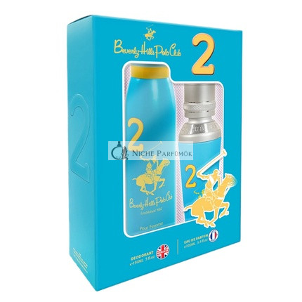 Beverly Hills Polo Club Ženský Dva Eau De Parfum Spray 100ml a Deodorant Spray 150ml Set