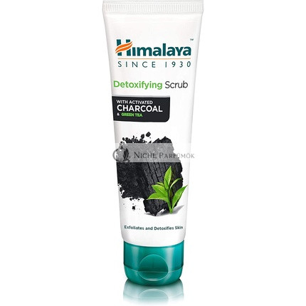 Himalaya Detoxikačný Charcoal Peeling na Tvár so Zeleným Čajom, 75ml