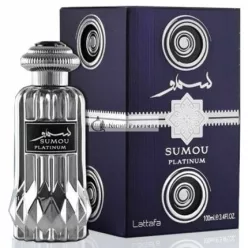 Lattafa Unisex Sumou Platinum Eau de Parfum Spray, 100ml