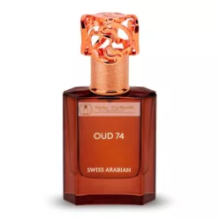   Swiss Arabian Oud 74 Luxus Produkty z Dubaja, Dlhodobá a Závislá Osobná EDP Sprej Parfum, 50ml