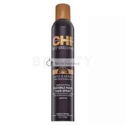   CHI Deep Brilliance Olive & Monoi Flexible Hold Hair Spray vyživujúci lak na vlasy pre všetky typy vlasov 284 g
