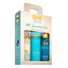 CHI Aloe Vera All Spiraled Out Set sada pre vlnité a kučeravé vlasy 147 ml + 177 ml + 89 ml