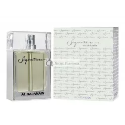   Al Haramain Signature Pour Homme Eau De Toilette s Lily Amber Wood 100ml