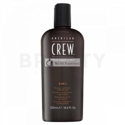   American Crew 3-in-1 šampón, kondicionér a sprchový gel pre každodenné použitie 250 ml