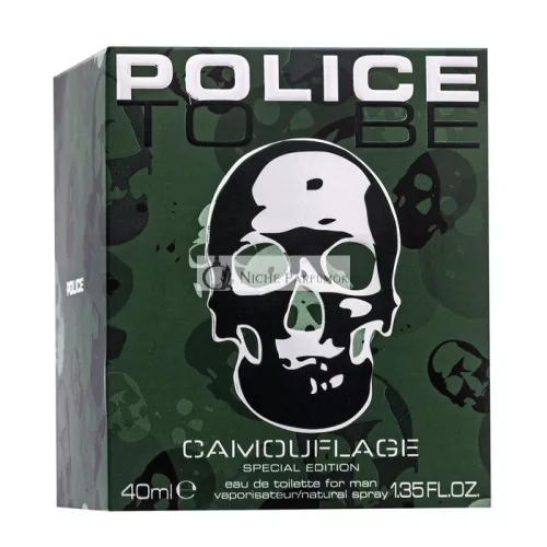 Police To Be Camouflage toaletná voda pre mužov 40 ml