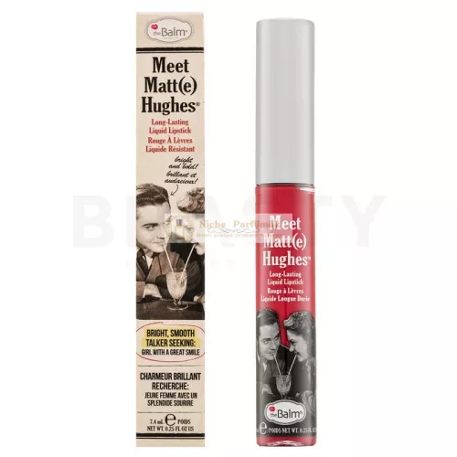 theBalm Meet Matt(e) Hughes Liquid Lipstick Devoted dlhotrvajúci tekutý rúž so zmatňujúcim účinkom 7,4 ml