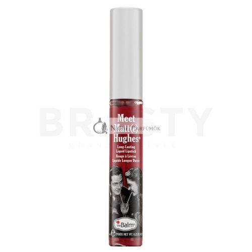 theBalm Meet Matt(e) Hughes Liquid Lipstick Dedicated dlhotrvajúci tekutý rúž pre matný efekt 7,4 ml