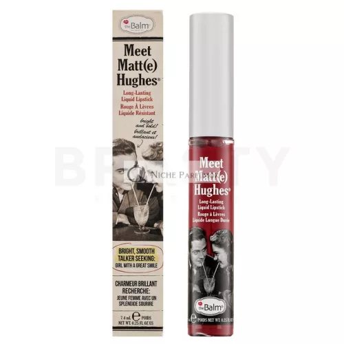 theBalm Meet Matt(e) Hughes Liquid Lipstick Dedicated dlhotrvajúci tekutý rúž pre matný efekt 7,4 ml