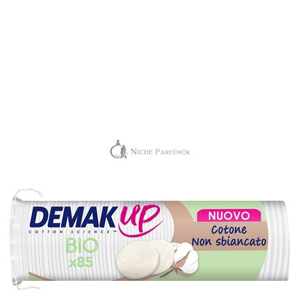 Demak'Up Bio Odstránenie Make-Upu Podložky na Tvár a Oči, 100% Prírodná Bavlna, GOTS Certifikované