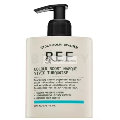   REF Colour Boost Masque vyživujúca maska ​​s farebnými pigmentmi pre oživenie farby Vivid Turquoise 200 ml