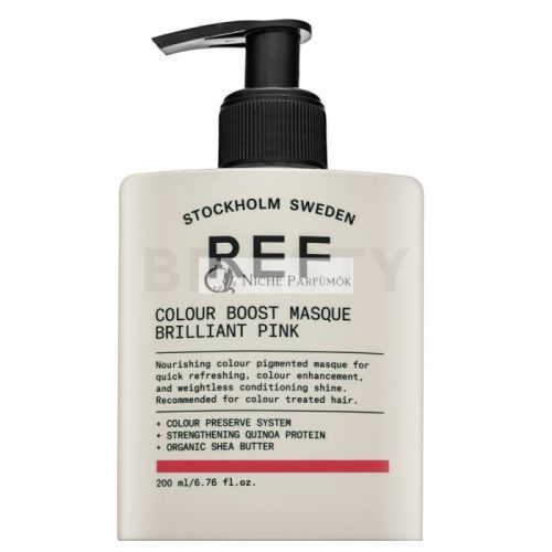 REF Colour Boost Masque vyživujúca maska ​​s farebnými pigmentmi pre oživenie farby Brilliant Pink 200 ml