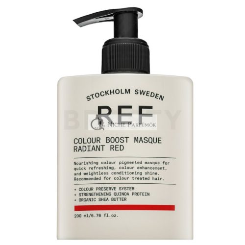 REF Colour Boost Masque vyživujúca maska ​​s farebnými pigmentmi pre oživenie farby Radiant Red 200 ml