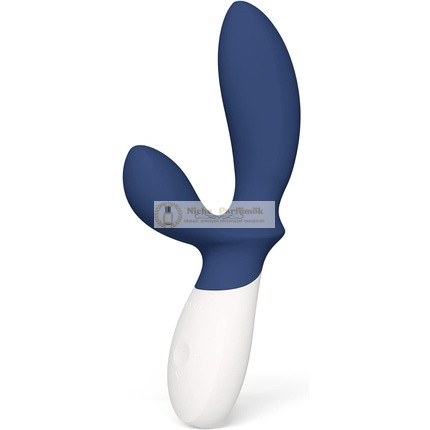 LELO LOKI Wave 2 análny vibrátor pre mužov na stimuláciu prostaty s 12 nastaveniami rozkoše a vodotesným dizajnom, modrý