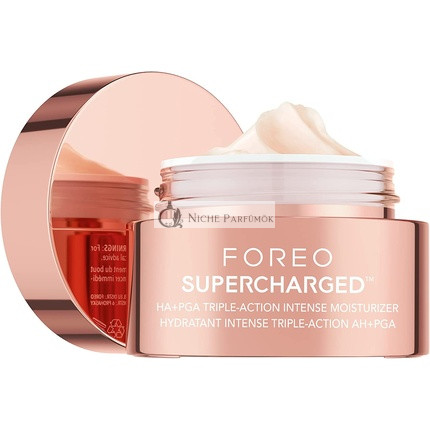 FOREO SUPERCHARGED HA+PGA Trojitá Akcia Intenzív Hydratačný Krém na Tvár 50ml