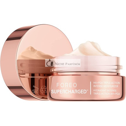 FOREO SUPERCHARGED HA+PGA Trojitá Akcia Intenzívny Krém na Tvár, 15ml