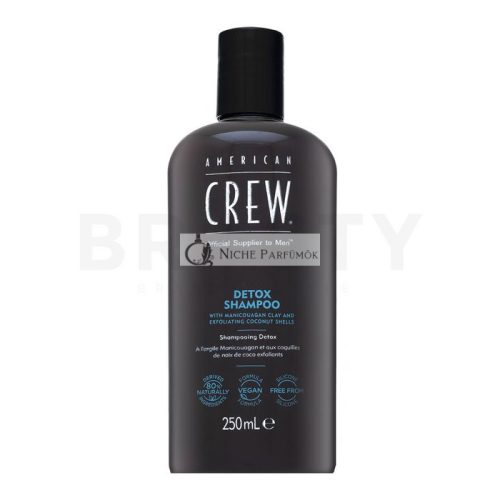 American Crew Detox Shampoo čistiaci šampón s peelingovým účinkom 250 ml