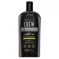   American Crew 3-in-1 Ginger + Tea šampón, kondicionér a sprchový gel 1000 ml