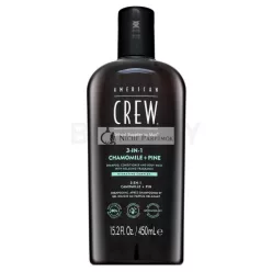   American Crew 3-in-1 Chamolie + Pine šampón, kondicionér a sprchový gel 450 ml