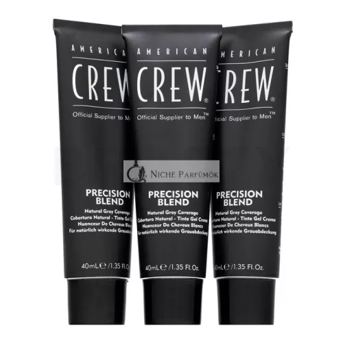 American Crew Precision Blend Natural Gray Coverage farba na vlasy pre mužov Medium Natural 4-5 3 x 40 ml