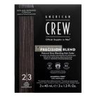 American Crew Precision Blend Natural Gray Coverage farba na vlasy pre mužov Dark 3 x 40 ml