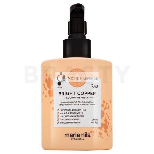 Maria Nila Colour Refresh vyživujúca maska ​​s farebnými pigmentmi pre oživenie medených odtieňov Bright Copper 300 ml
