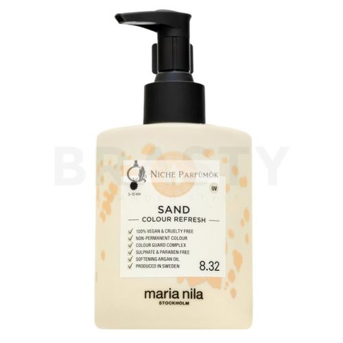 Maria Nila Colour Refresh vyživujúca maska ​​s farebnými pigmentmi pre oživenie blond a svetlo hnedých odtieňov Sand 300 ml