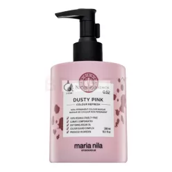   Maria Nila Colour Refresh vyživujúca maska ​​s farebnými pigmentmi pre vlasy s ružovými odtieňmi Dusty Pink 300 ml