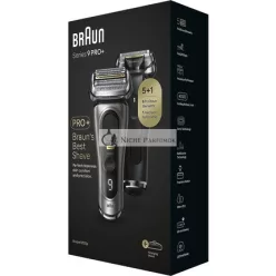   Braun Series 9 Pro+ Elektrický Holiaci Strojček s Nabíjacou Stanicou Mokré & Suché 9515s