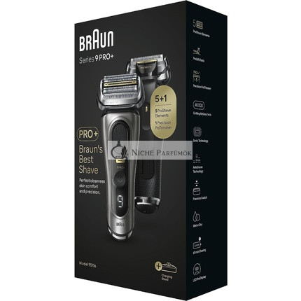 Braun Series 9 Pro+ Elektrický Holiaci Strojček s Nabíjacou Stanicou Mokré & Suché 9515s